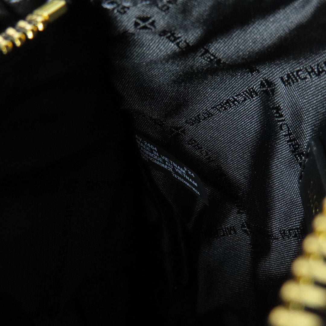 MICHAEL KORS Handbag leather black 2WAY Women Used Authentic