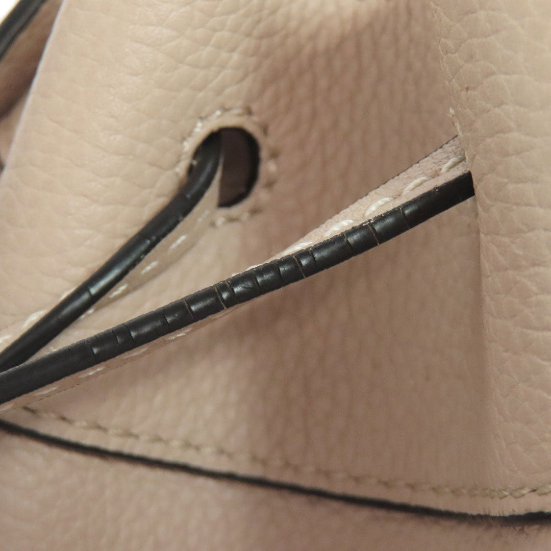 LOEWE Handbag Calfskin beige Mini Hammock 2WAY