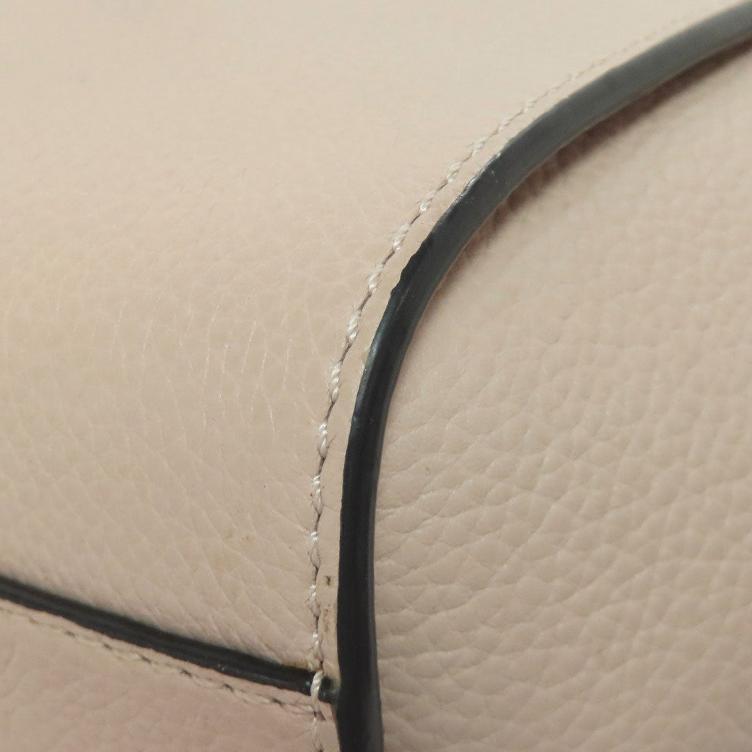 LOEWE Handbag Calfskin beige Mini Hammock 2WAY