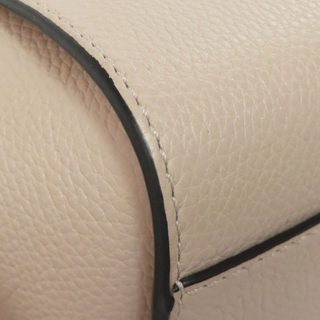 LOEWE Handbag Calfskin beige Mini Hammock 2WAY