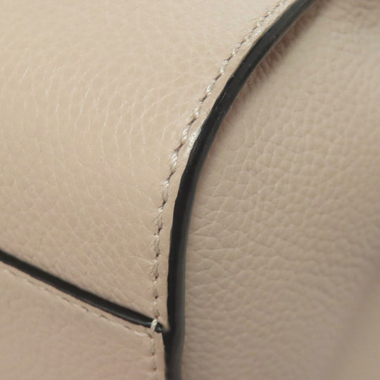 LOEWE Handbag Calfskin beige Mini Hammock 2WAY