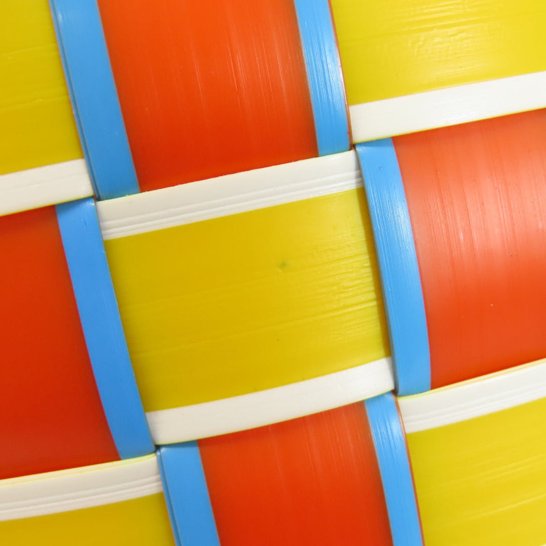 MARNI Handbag PVC Orange Basket bag Women Used Authentic