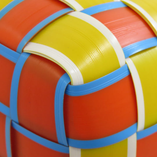 MARNI Handbag PVC Orange Basket bag Women Used Authentic