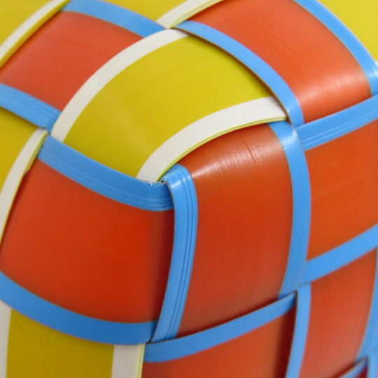 MARNI Handbag PVC Orange Basket bag Women Used Authentic