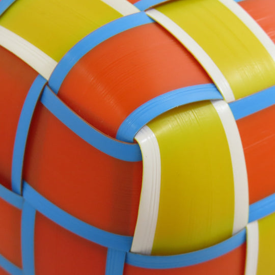 MARNI Handbag PVC Orange Basket bag Women Used Authentic