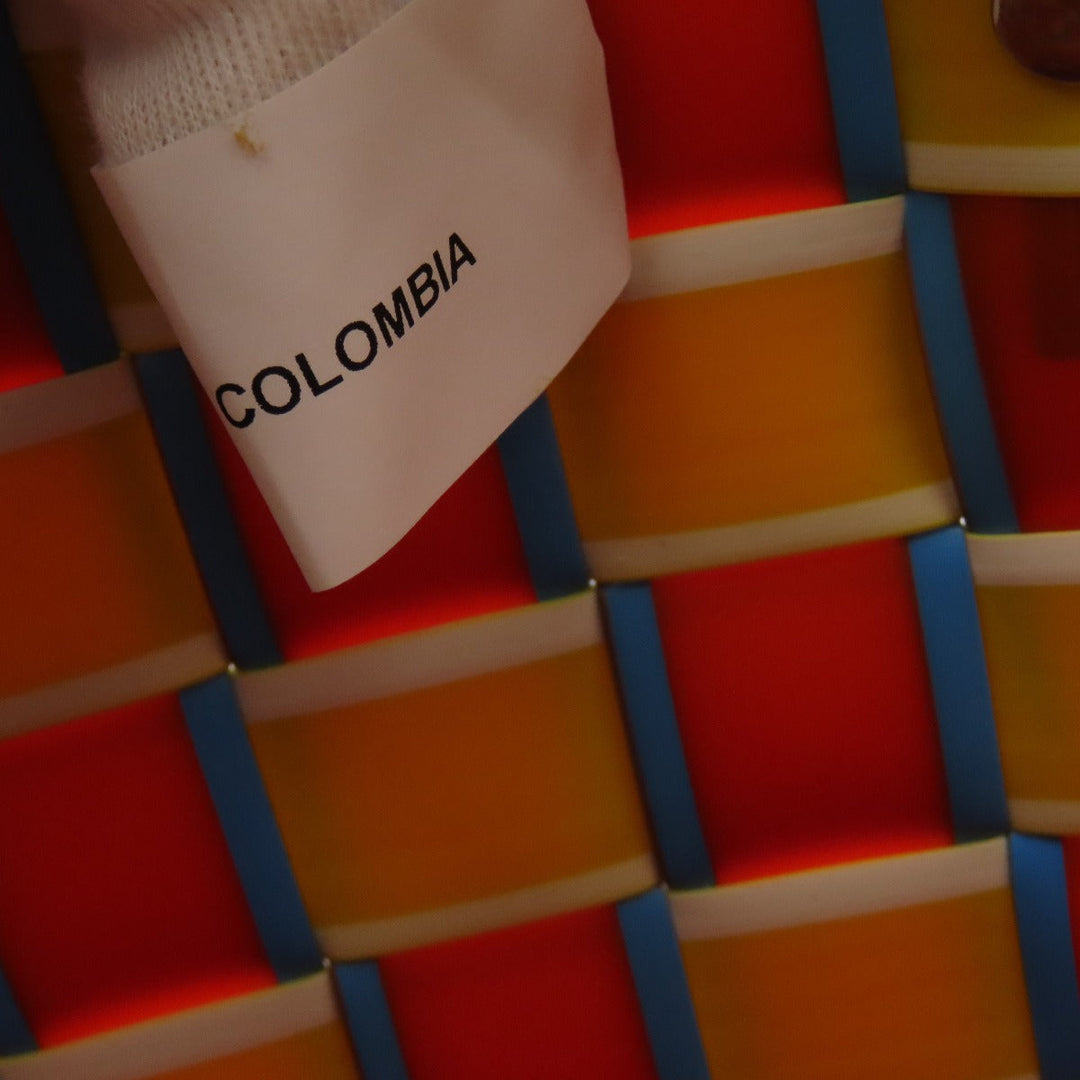 MARNI Handbag PVC Orange Basket bag Women Used Authentic