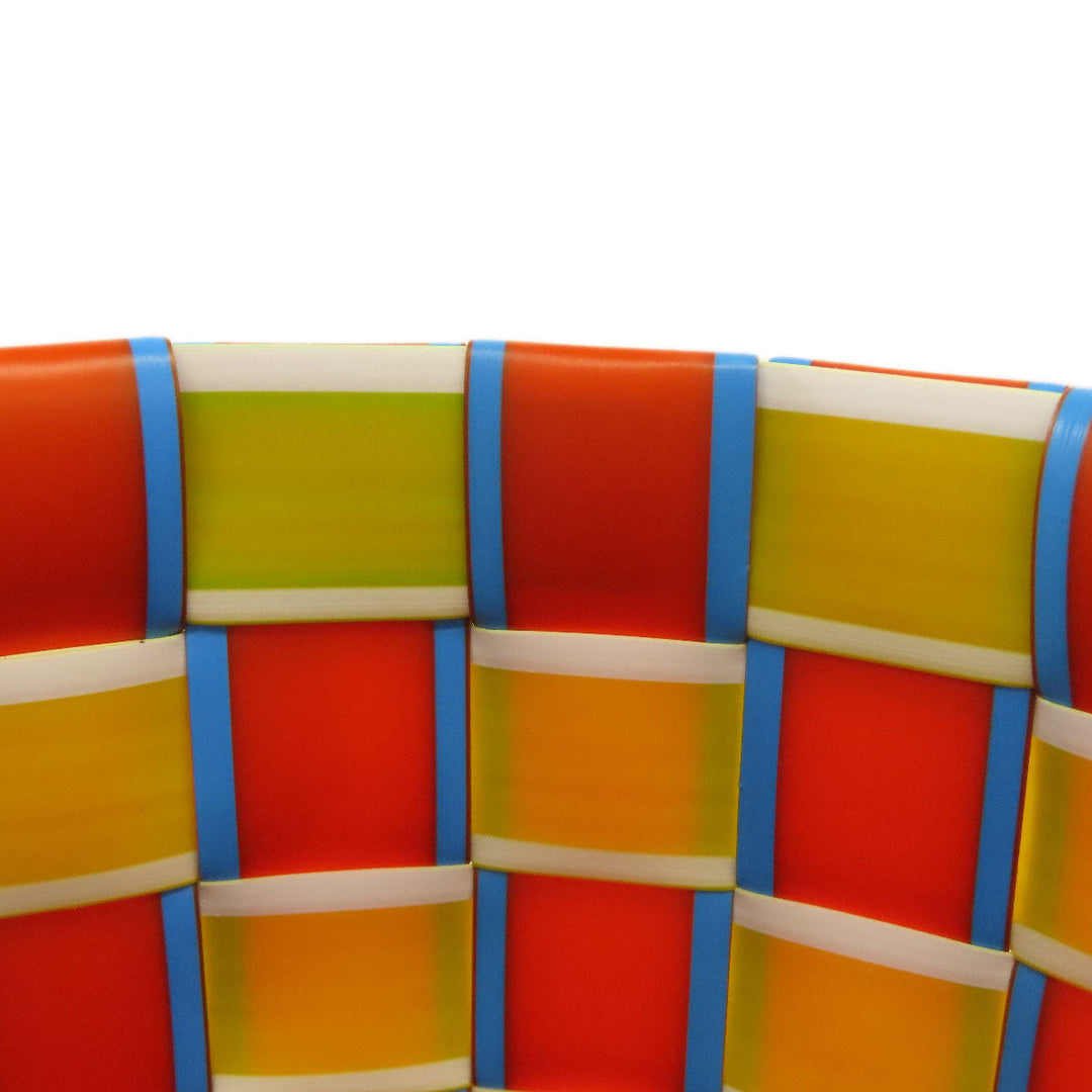 MARNI Handbag PVC Orange Basket bag Women Used Authentic