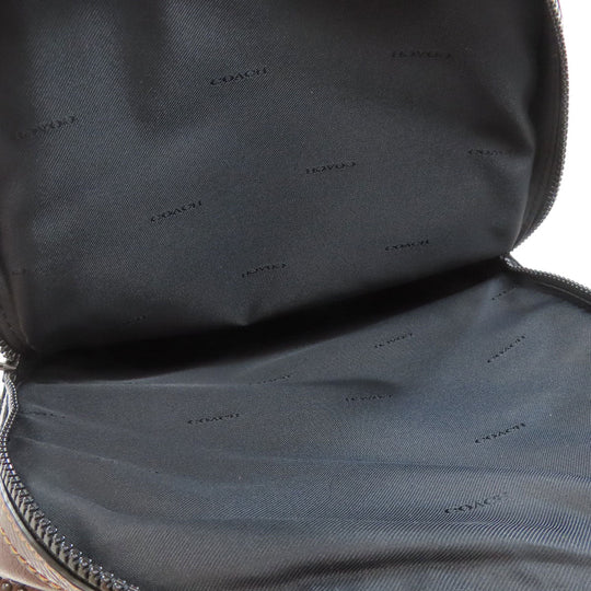 COACH Backpack 36229 leather Brown Academy Backpack with Whipstitch