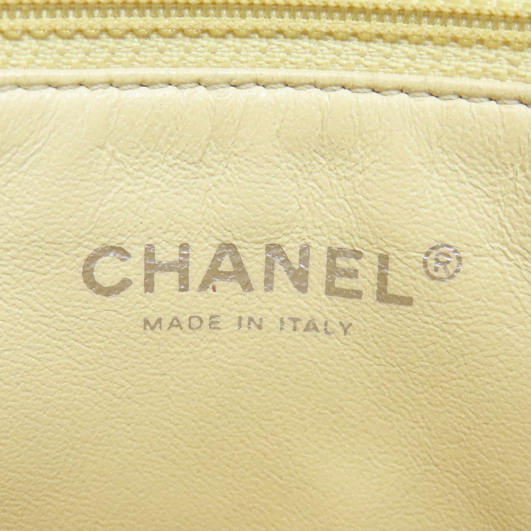 CHANEL Shoulder Bag Calfskin Red ChainShoulder Boy Chanel SilverMetal Women Used Authentic