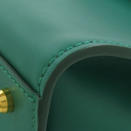 DOLCE&GABBANA Handbag leather green Sicily 62 2WAY Women Used Authentic