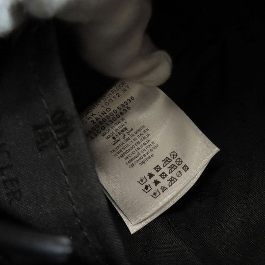 MONCLER Backpack Nylon gray Leopard Pattern Women Used Authentic