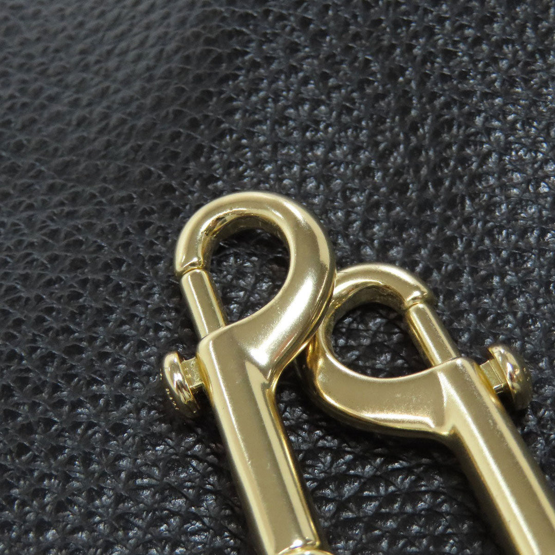 COACH Handbag F28993 leather black Kelsey 2WAY Women Used Authentic