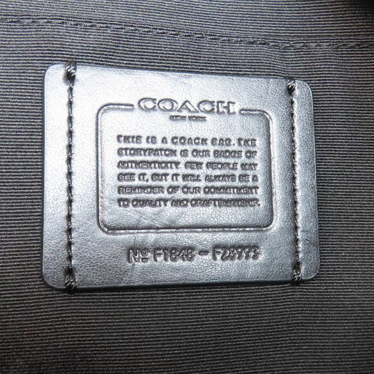 COACH Handbag F28993 leather black Kelsey 2WAY Women Used Authentic