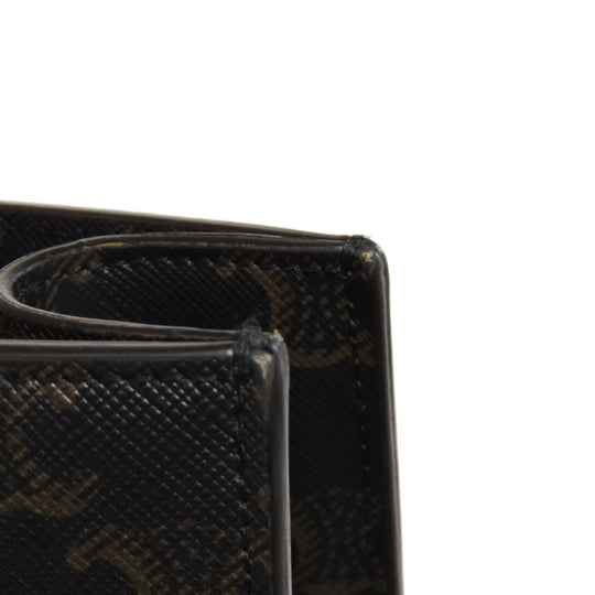 CELINE Tote Bag PVC Brown Vertical Hippo Triomphe