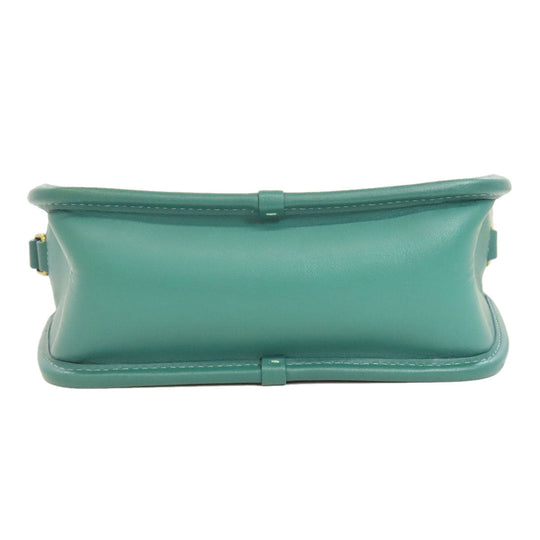 COACH Shoulder Bag 110 PVC Brown Signature Women Used Authentic