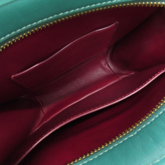 COACH Shoulder Bag 110 PVC Brown Signature Women Used Authentic