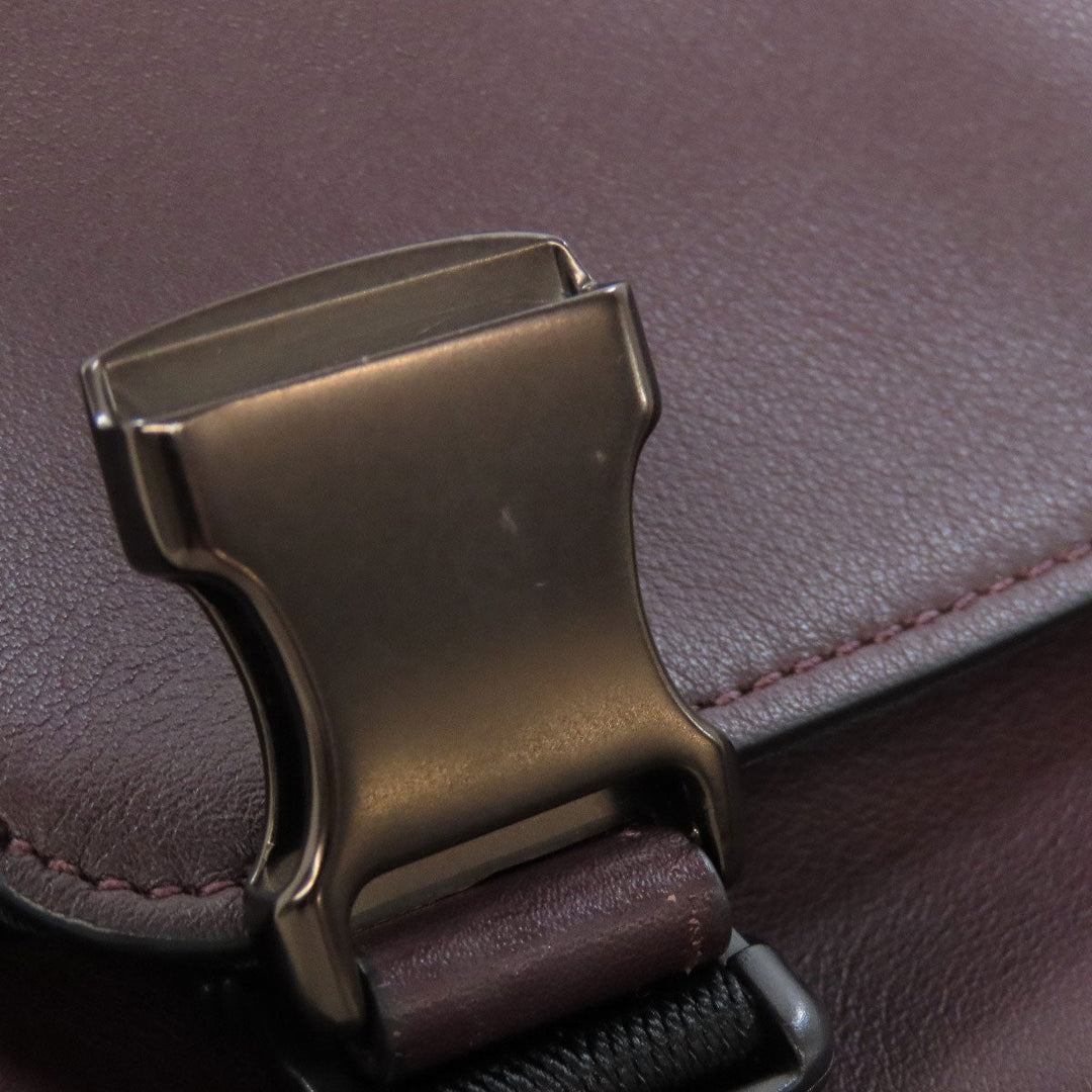 COACH Handbag 37954 leather Red Rivington Bike Bag 2WAY Women Used Authentic