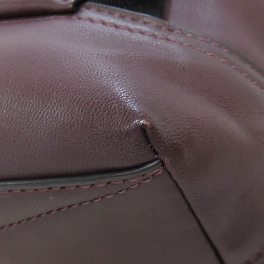 COACH Handbag 37954 leather Red Rivington Bike Bag 2WAY Women Used Authentic