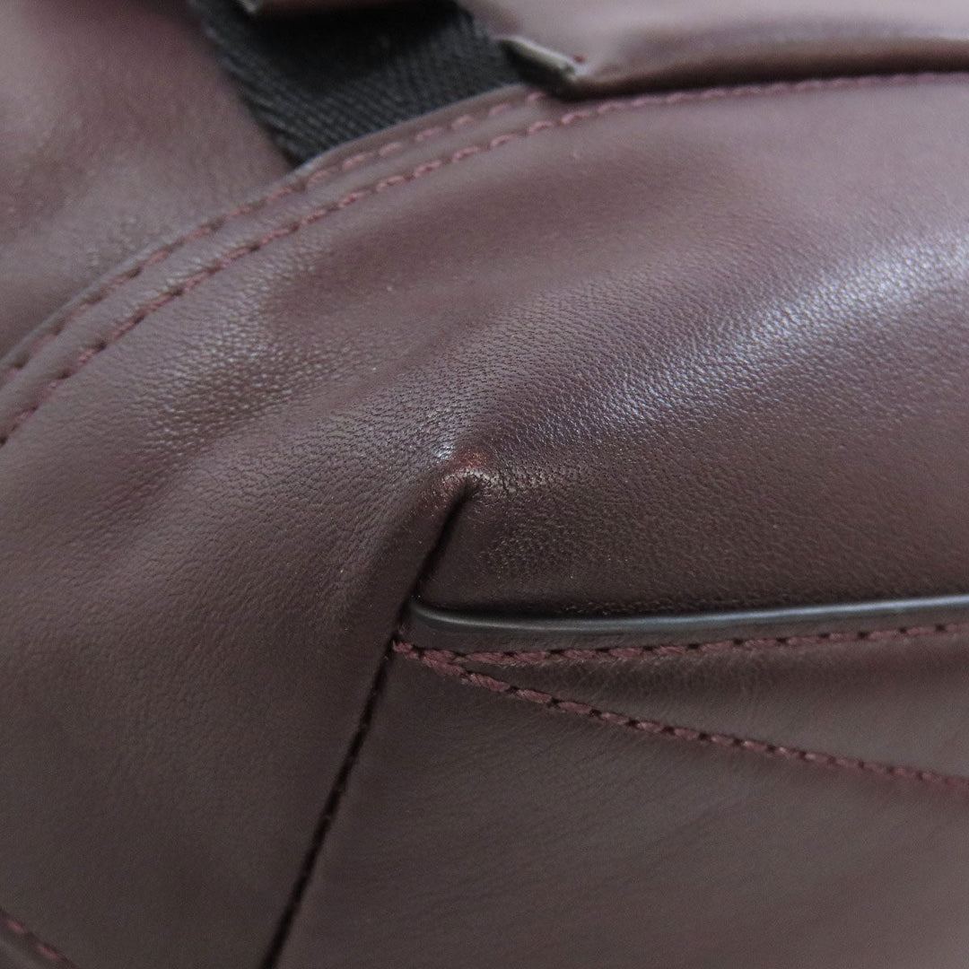 COACH Handbag 37954 leather Red Rivington Bike Bag 2WAY Women Used Authentic