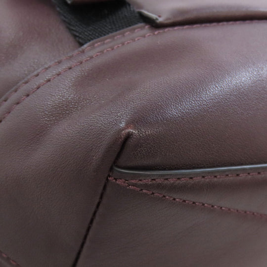 COACH Handbag 37954 leather Red Rivington Bike Bag 2WAY Women Used Authentic