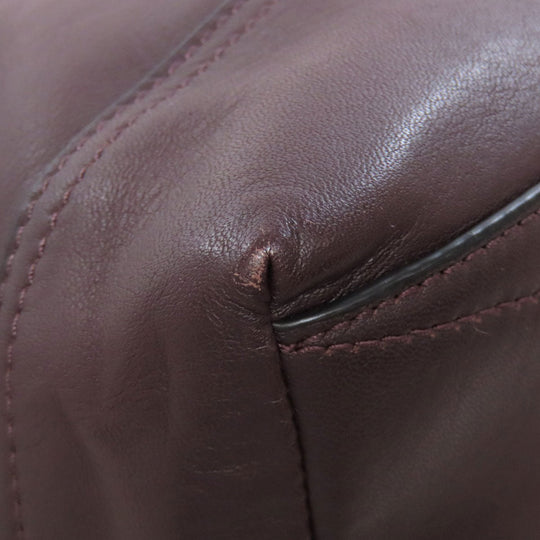 COACH Handbag 37954 leather Red Rivington Bike Bag 2WAY Women Used Authentic