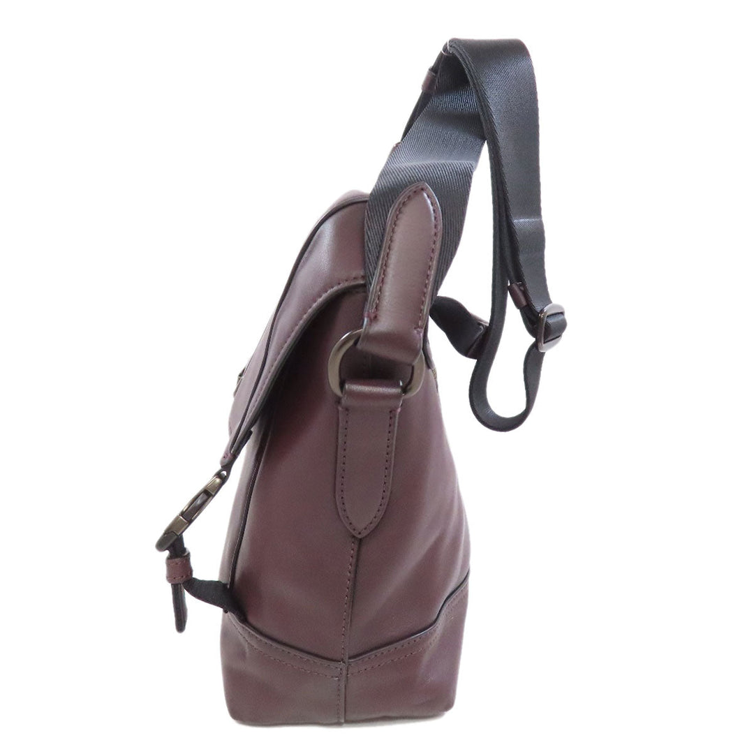 COACH Handbag 37954 leather Red Rivington Bike Bag 2WAY Women Used Authentic