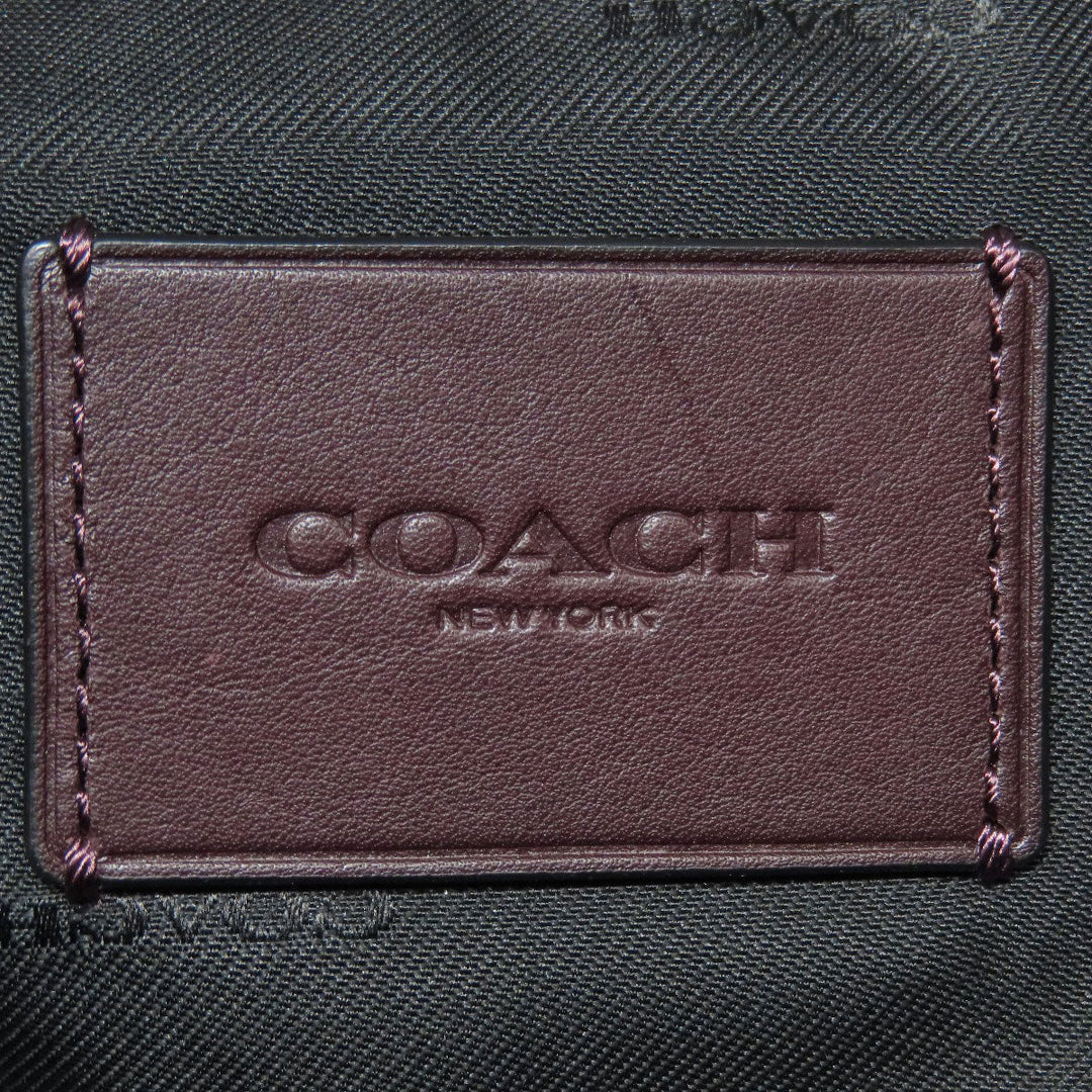 COACH Handbag 37954 leather Red Rivington Bike Bag 2WAY Women Used Authentic