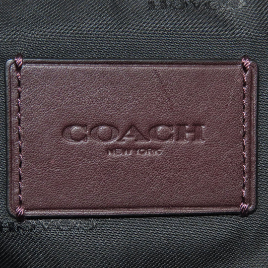 COACH Handbag 37954 leather Red Rivington Bike Bag 2WAY Women Used Authentic