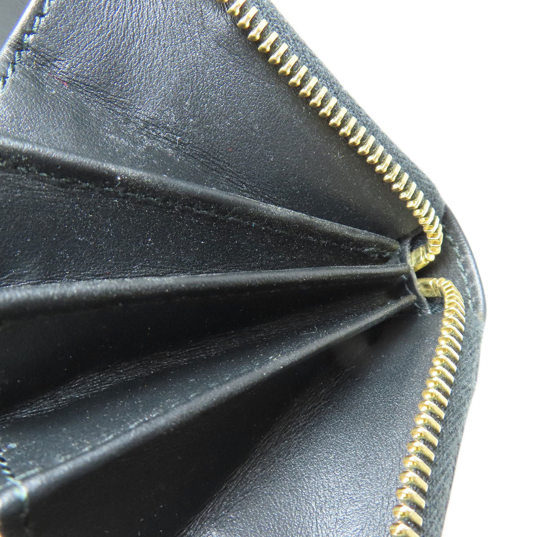 GUCCI Long Wallet Purse 453393 leather black Jumbo GG Women Used Authentic