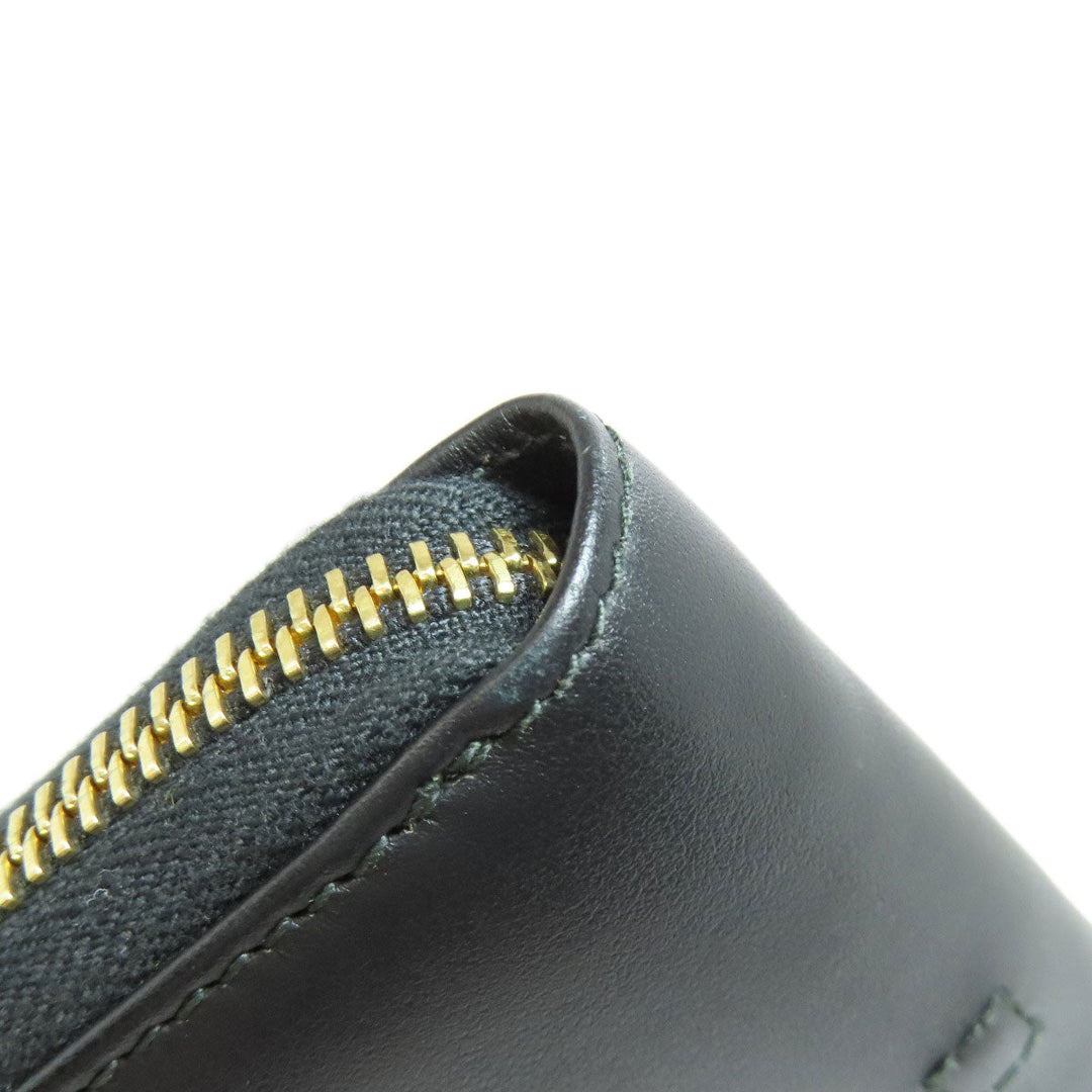 GUCCI Long Wallet Purse 453393 leather black Jumbo GG Women Used Authentic