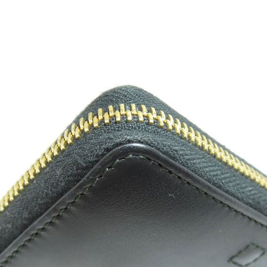 GUCCI Long Wallet Purse 453393 leather black Jumbo GG Women Used Authentic