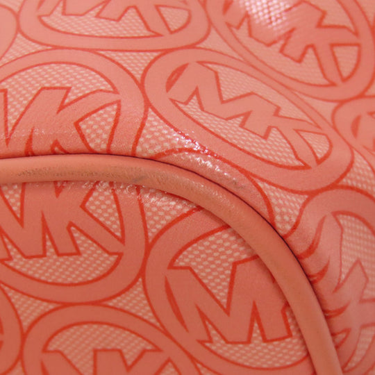 MICHAEL KORS Handbag PVC pink Jodie Women Used Authentic