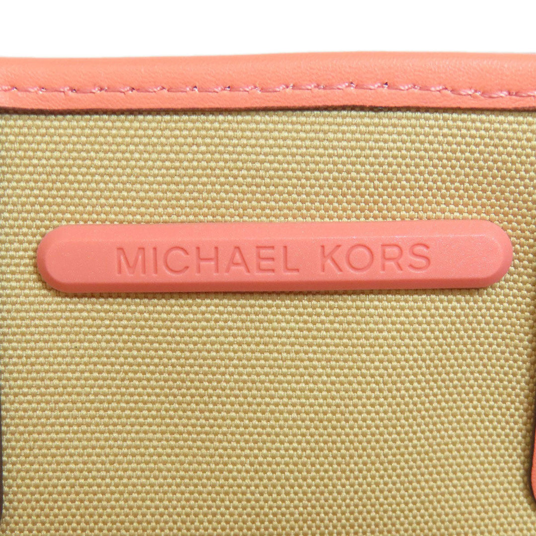 MICHAEL KORS Handbag PVC pink Jodie Women Used Authentic