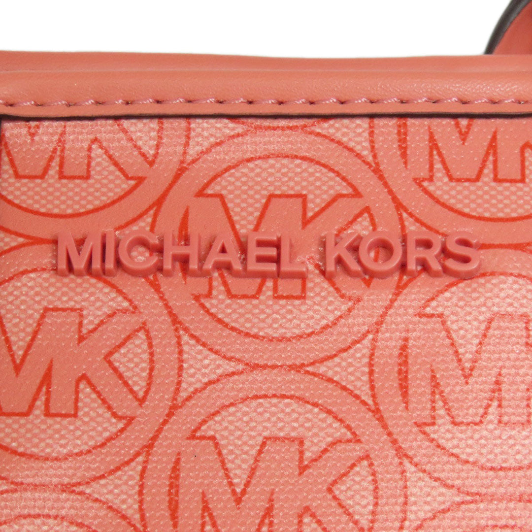 MICHAEL KORS Handbag PVC pink Jodie Women Used Authentic