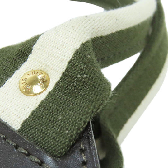 LOUIS VUITTON Tote Bag M92327 Monogram mini green Suck Catlin Women Used Authentic