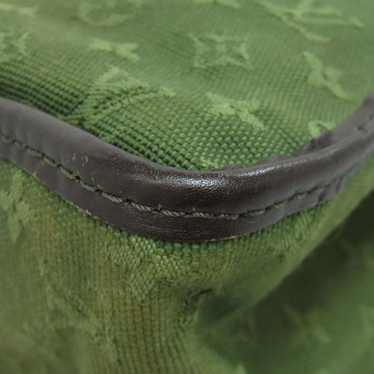 LOUIS VUITTON Tote Bag M92327 Monogram mini green Suck Catlin Women Used Authentic