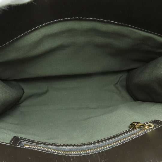 LOUIS VUITTON Tote Bag M92327 Monogram mini green Suck Catlin Women Used Authentic