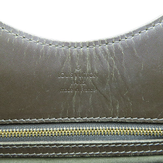 LOUIS VUITTON Tote Bag M92327 Monogram mini green Suck Catlin Women Used Authentic