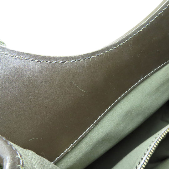 LOUIS VUITTON Tote Bag M92327 Monogram mini green Suck Catlin Women Used Authentic