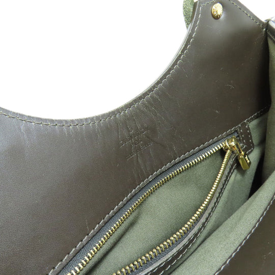 LOUIS VUITTON Tote Bag M92327 Monogram mini green Suck Catlin Women Used Authentic