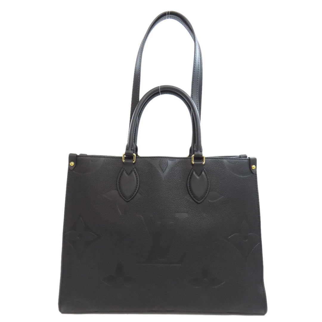 LOUIS VUITTON Tote Bag M45595 Ann Platt black On the Go MM Women Used Authentic