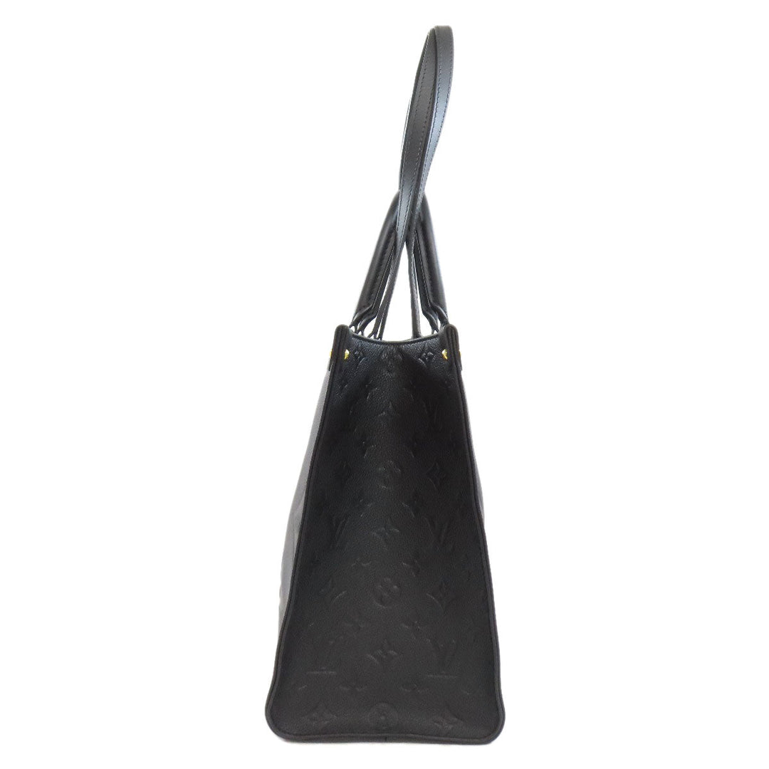 LOUIS VUITTON Tote Bag M45595 Ann Platt black On the Go MM Women Used Authentic