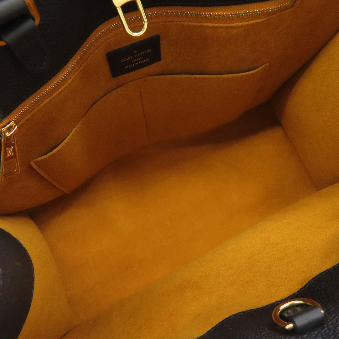 LOUIS VUITTON Tote Bag M45595 Ann Platt black On the Go MM Women Used Authentic