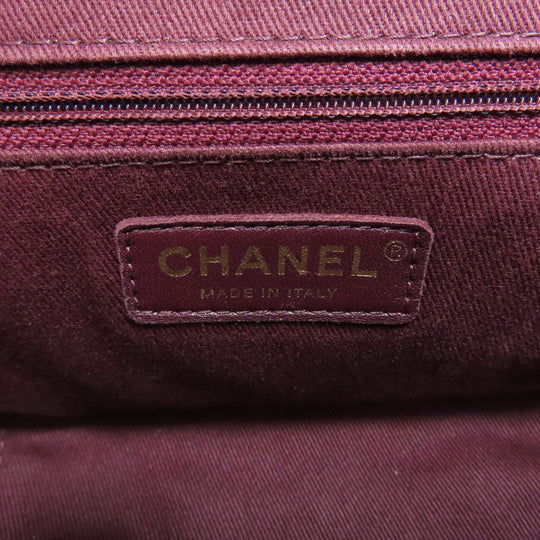 CHANEL Shoulder Bag grained calf leather , grained calfskin black Business Affinity 2WAY Women Used Authentic