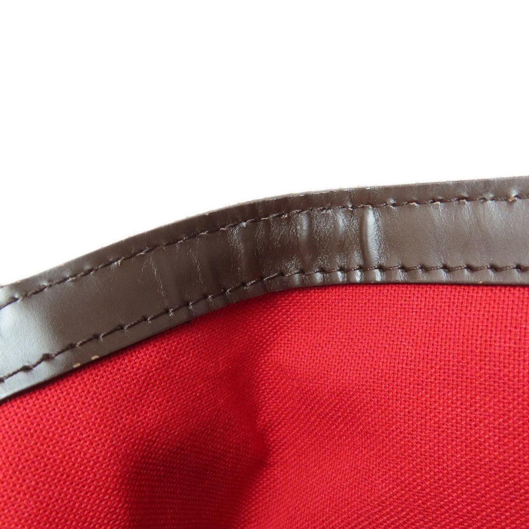 LOUIS VUITTON Tote Bag N41108 Damier canvas Brown Hippo Rivington Women Used Authentic