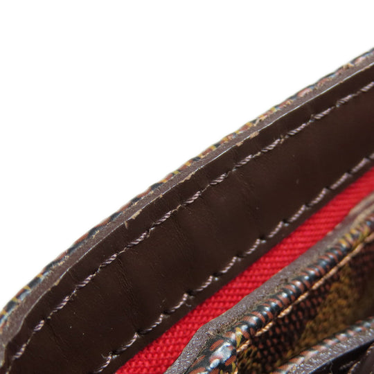 LOUIS VUITTON Tote Bag N41108 Damier canvas Brown Hippo Rivington Women Used Authentic