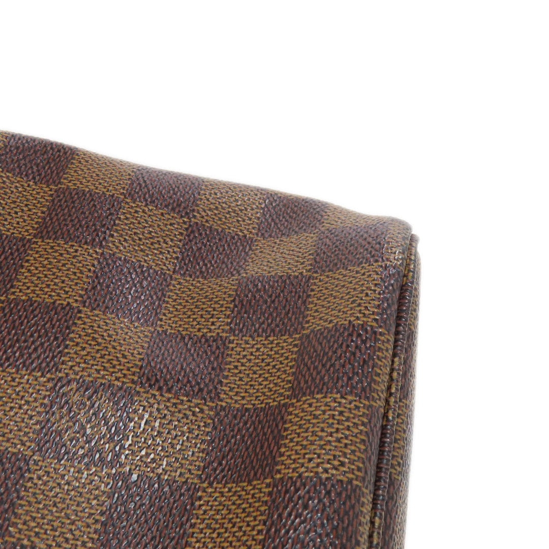 LOUIS VUITTON Tote Bag N41108 Damier canvas Brown Hippo Rivington Women Used Authentic