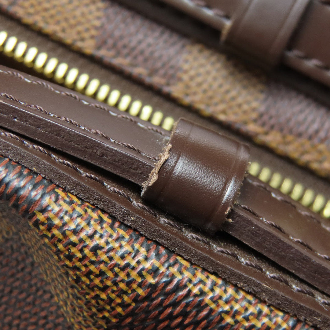 LOUIS VUITTON Tote Bag N41108 Damier canvas Brown Hippo Rivington Women Used Authentic