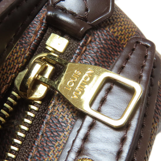 LOUIS VUITTON Tote Bag N41108 Damier canvas Brown Hippo Rivington Women Used Authentic