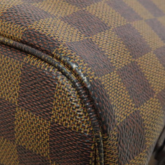 LOUIS VUITTON Tote Bag N41108 Damier canvas Brown Hippo Rivington Women Used Authentic